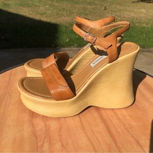 Retro Steve Madden original 90’s platform sandals sz 8M